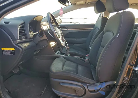 2018 Hyundai Elantra Sel из США, поврежденный, VIN 5NPD84LF0JH301048